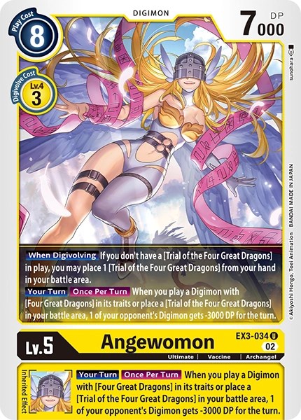 Angewomon [EX3-034] [Revision Pack Cards] | Card Merchant Takapuna