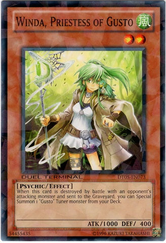 Winda, Priestess of Gusto [DT05-EN073] Common | Card Merchant Takapuna