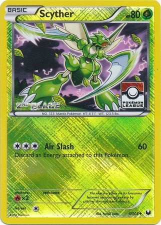 Scyther (4/108) (League Promo 2nd Place) [Black & White: Dark Explorers] | Card Merchant Takapuna