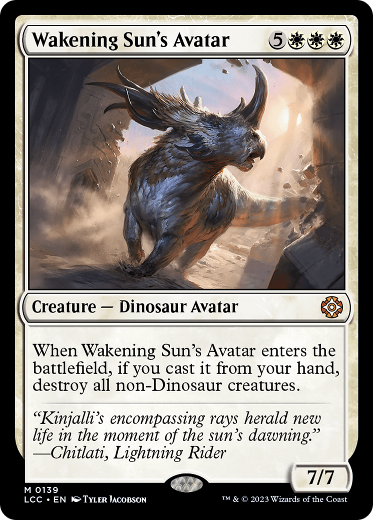 Wakening Sun's Avatar [The Lost Caverns of Ixalan Commander] | Card Merchant Takapuna