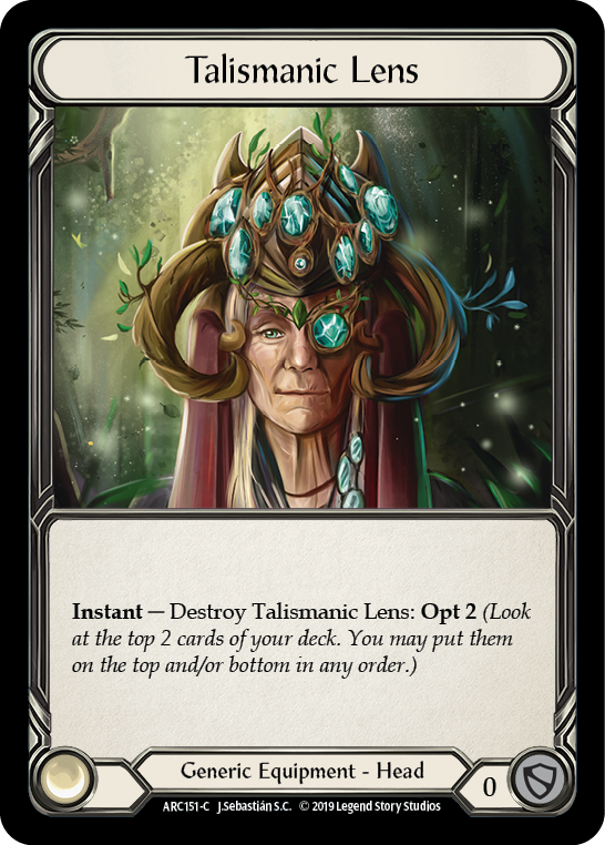 Talismanic Lens [ARC151-C] (Arcane Rising)  1st Edition Normal | Card Merchant Takapuna