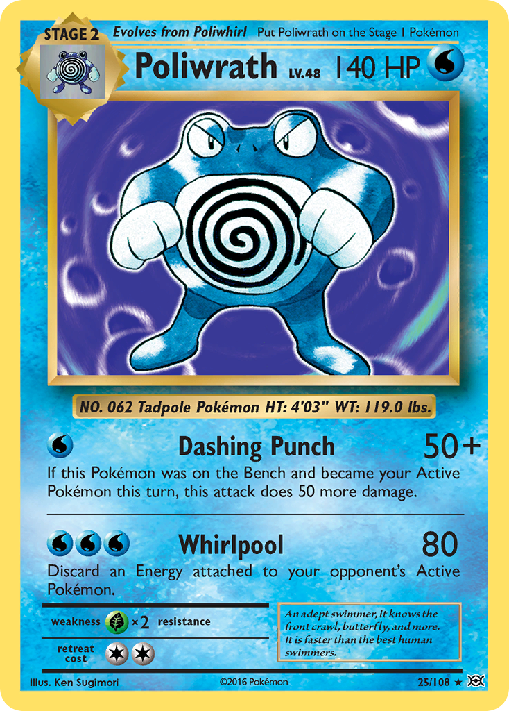 Poliwrath (25/108) [XY: Evolutions] | Card Merchant Takapuna