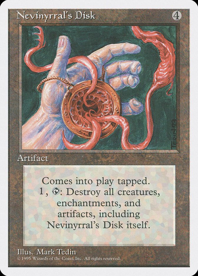 Nevinyrral's Disk [Fourth Edition] | Card Merchant Takapuna