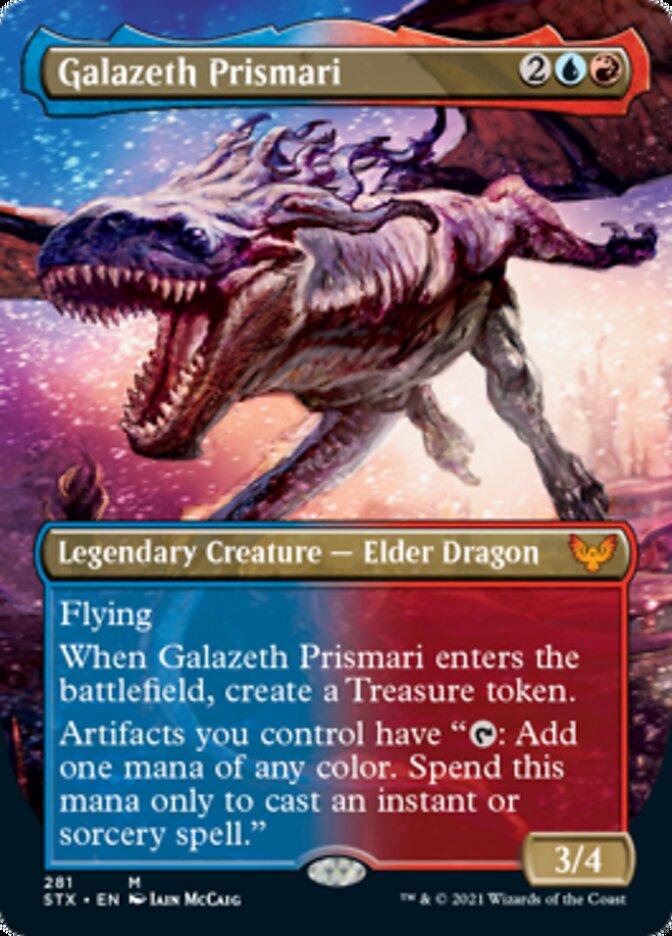 Galazeth Prismari (Borderless Alternate Art) [Strixhaven: School of Mages] | Card Merchant Takapuna