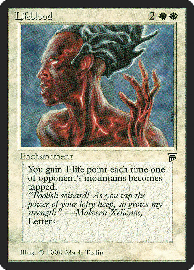 Lifeblood [Legends] | Card Merchant Takapuna