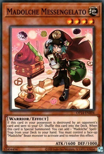 Madolche Messengelato [OP14-EN004] Super Rare | Card Merchant Takapuna