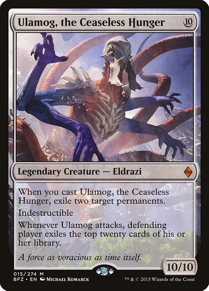 Ulamog, the Ceaseless Hunger [Battle for Zendikar] | Card Merchant Takapuna