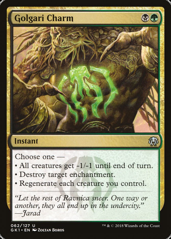 Golgari Charm [Guilds of Ravnica Guild Kit] | Card Merchant Takapuna