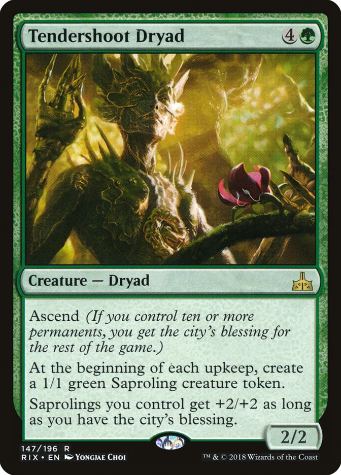 Tendershoot Dryad [Rivals of Ixalan] | Card Merchant Takapuna