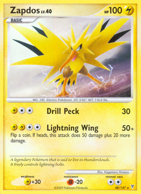 Zapdos (48/147) [Platinum: Supreme Victors] | Card Merchant Takapuna