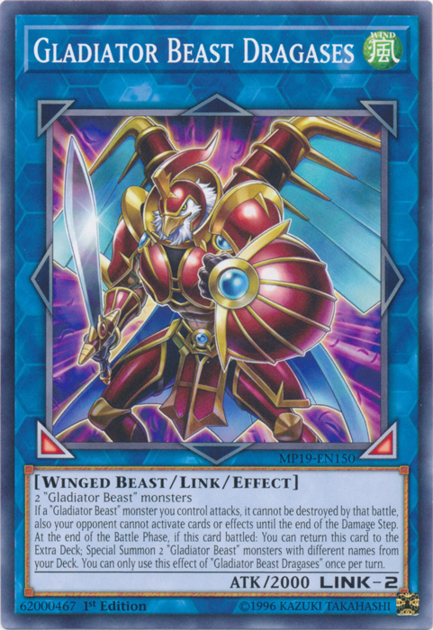 Gladiator Beast Dragases [MP19-EN150] Common | Card Merchant Takapuna