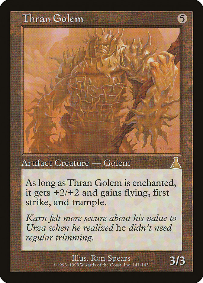 Thran Golem [Urza's Destiny] | Card Merchant Takapuna