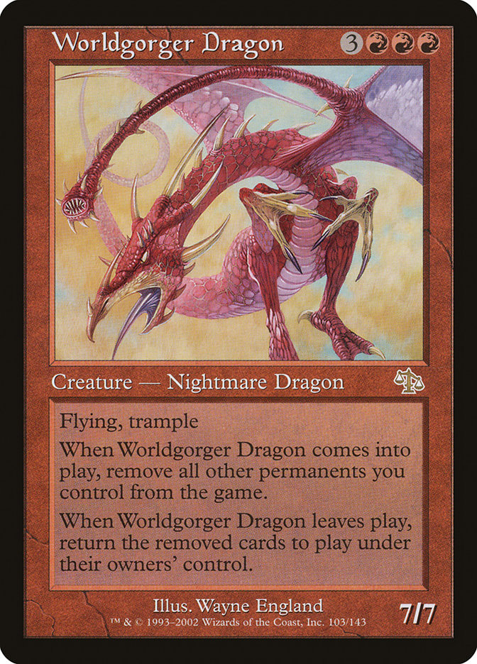 Worldgorger Dragon [Judgment] | Card Merchant Takapuna