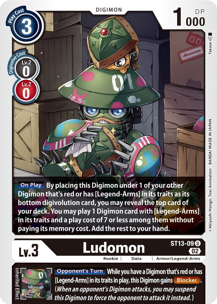 Ludomon [ST13-09] [Starter Deck: Ragnaloardmon] | Card Merchant Takapuna