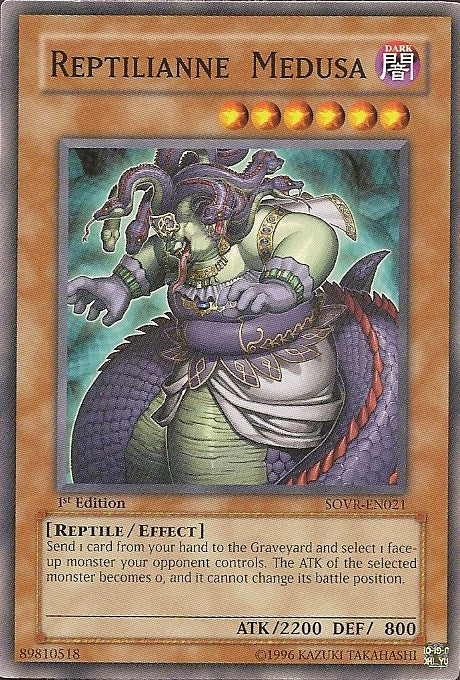 Reptilianne Medusa [SOVR-EN021] Common | Card Merchant Takapuna