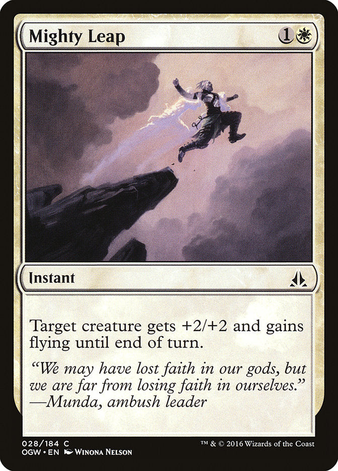 Mighty Leap [Oath of the Gatewatch] | Card Merchant Takapuna