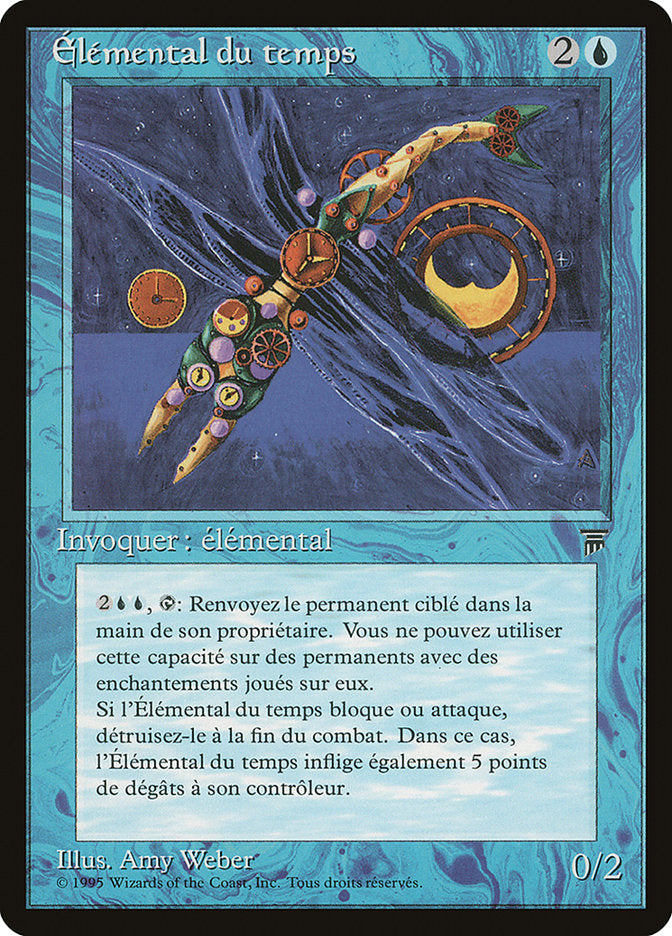 Time Elemental (French) - "Elemental du temps" [Renaissance] | Card Merchant Takapuna