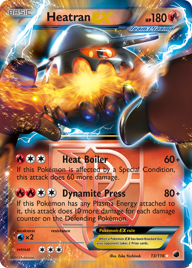 Heatran EX (13/116) [Black & White: Plasma Freeze] | Card Merchant Takapuna