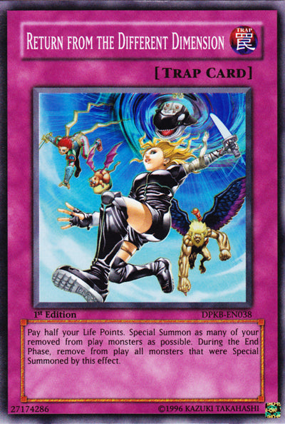 Return from the Different Dimension [DPKB-EN038] Super Rare | Card Merchant Takapuna