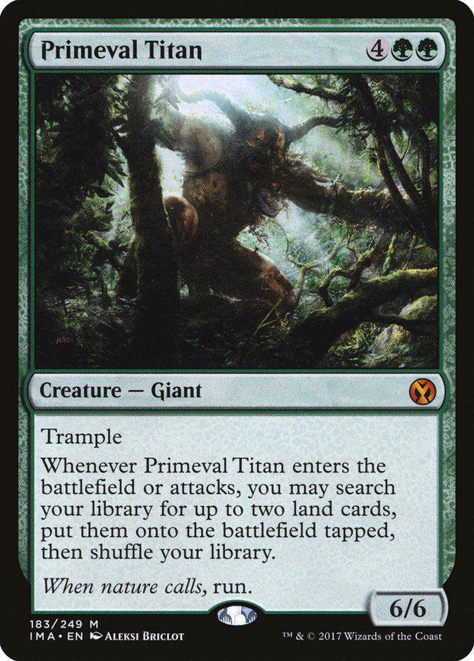 Primeval Titan [Iconic Masters] | Card Merchant Takapuna