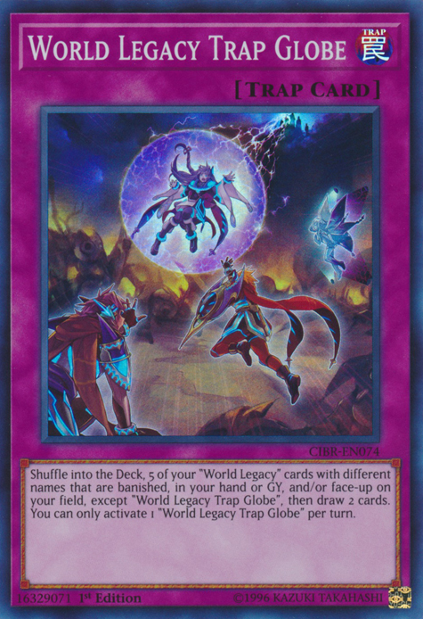 World Legacy Trap Globe [CIBR-EN074] Super Rare | Card Merchant Takapuna