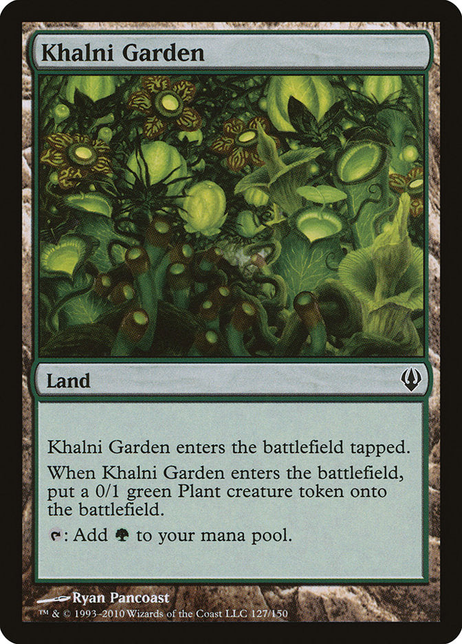 Khalni Garden [Archenemy] | Card Merchant Takapuna