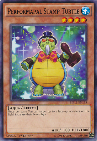 Performapal Stamp Turtle [MP15-EN195] Common | Card Merchant Takapuna