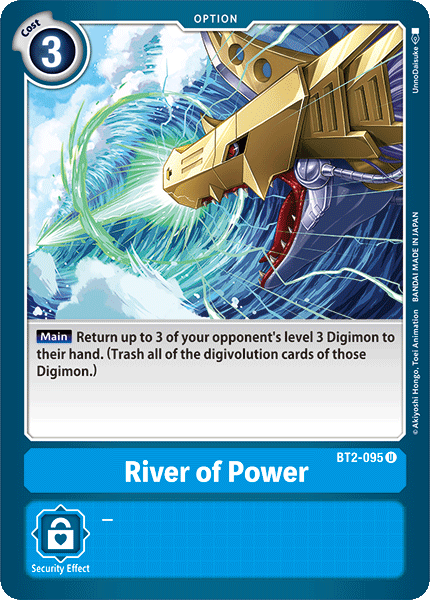 River of Power [BT2-095] [Release Special Booster Ver.1.0] | Card Merchant Takapuna