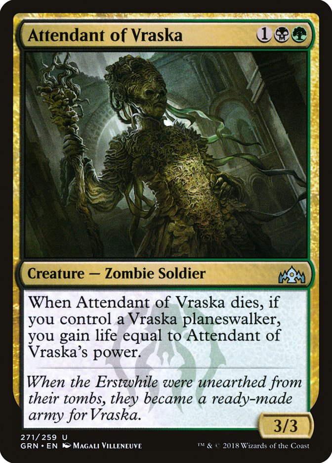 Attendant of Vraska [Guilds of Ravnica] | Card Merchant Takapuna