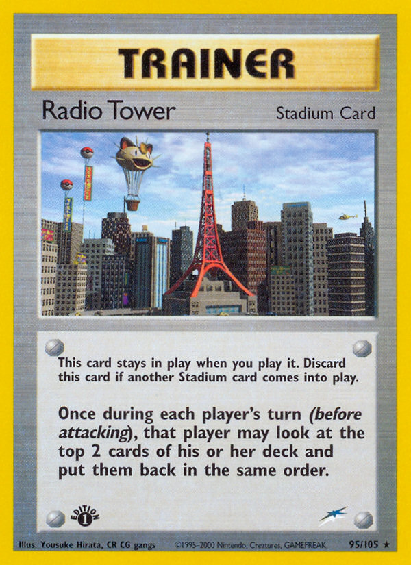 Radio Tower (95/105) [Neo Destiny 1st Edition] | Card Merchant Takapuna