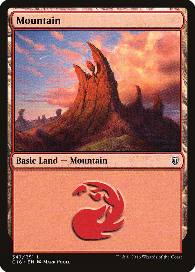 Mountain (347) [Commander 2016] | Card Merchant Takapuna