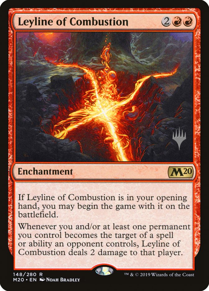 Leyline of Combustion (Promo Pack) [Core Set 2020 Promos] | Card Merchant Takapuna