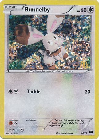 Bunnelby (10/12) [McDonald's Promos: 2014 Collection] | Card Merchant Takapuna