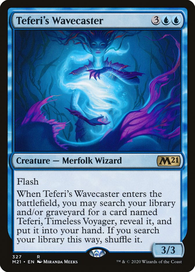 Teferi's Wavecaster [Core Set 2021] | Card Merchant Takapuna