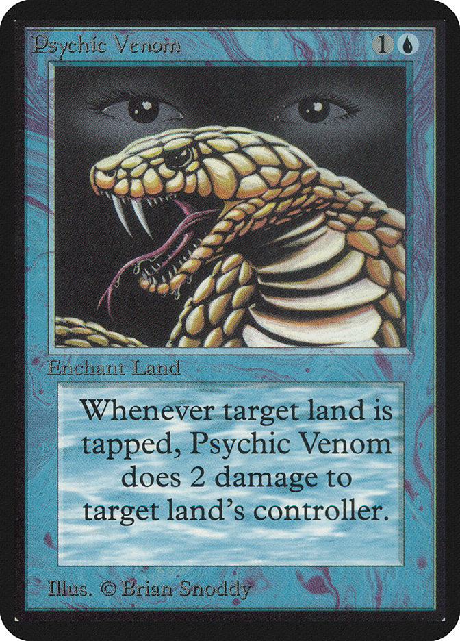 Psychic Venom [Alpha Edition] | Card Merchant Takapuna