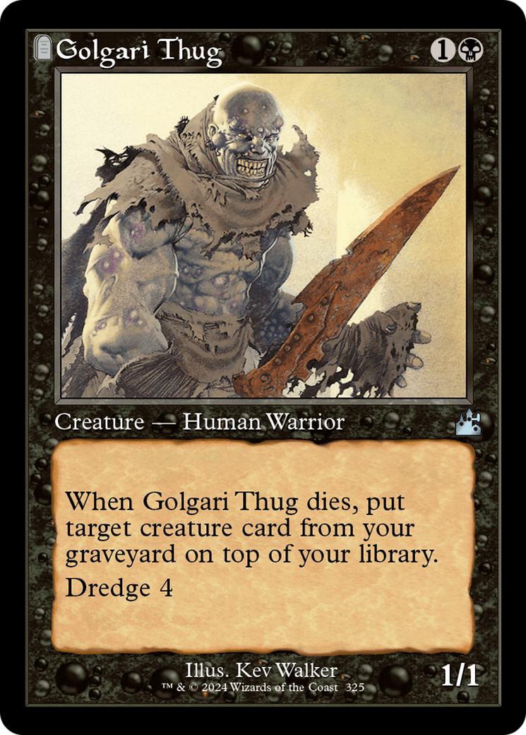 Golgari Thug (Retro Frame) [Ravnica Remastered] | Card Merchant Takapuna