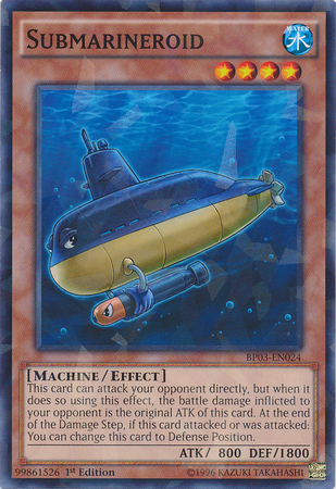 Submarineroid [BP03-EN024] Shatterfoil Rare | Card Merchant Takapuna