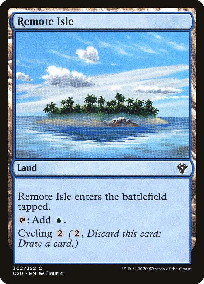 Remote Isle [Commander 2020] | Card Merchant Takapuna