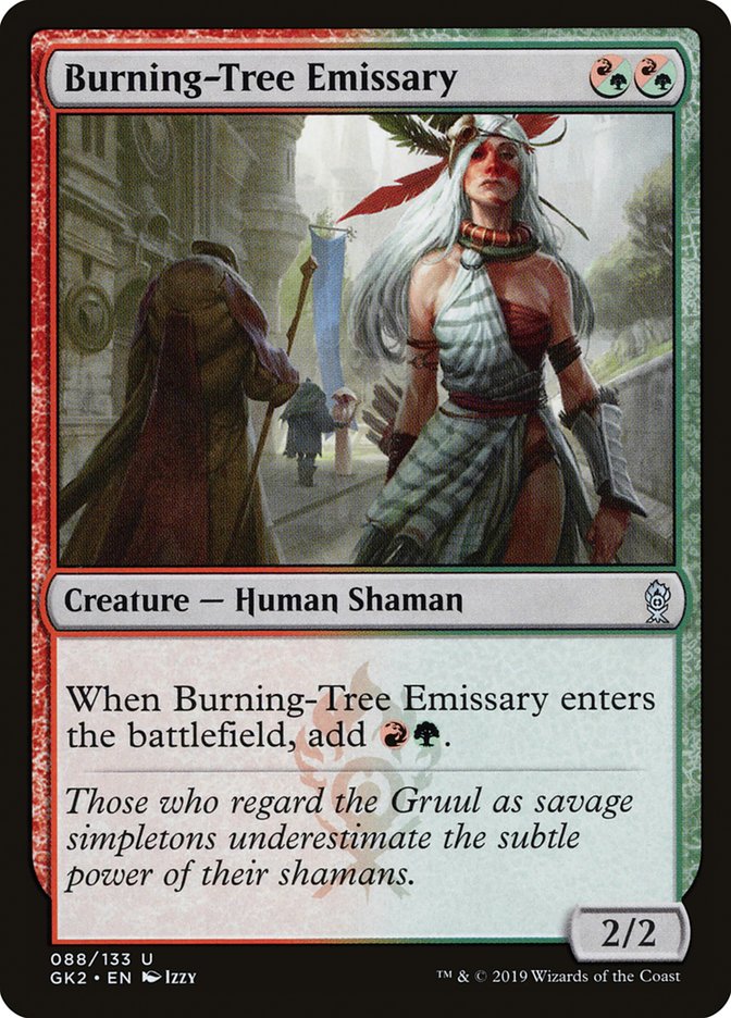 Burning-Tree Emissary [Ravnica Allegiance Guild Kit] | Card Merchant Takapuna