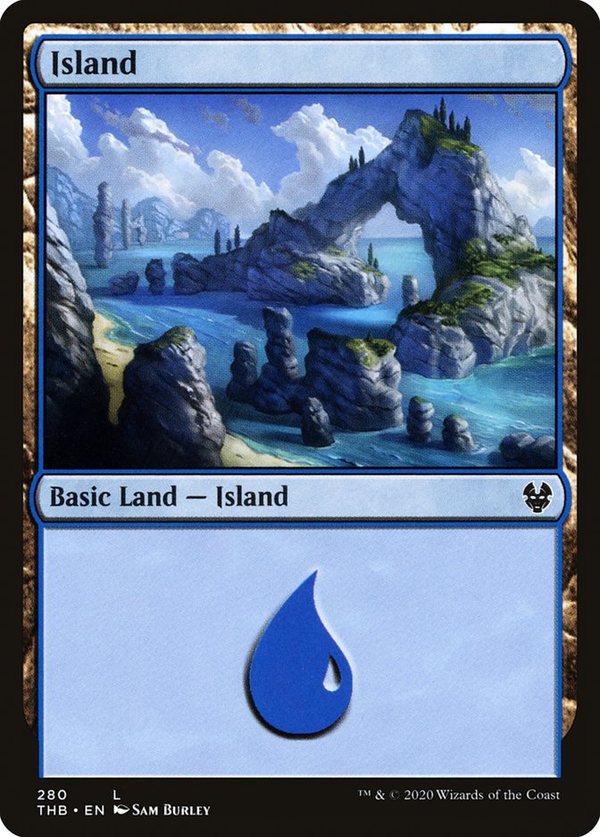 Island (280) [Theros Beyond Death] | Card Merchant Takapuna