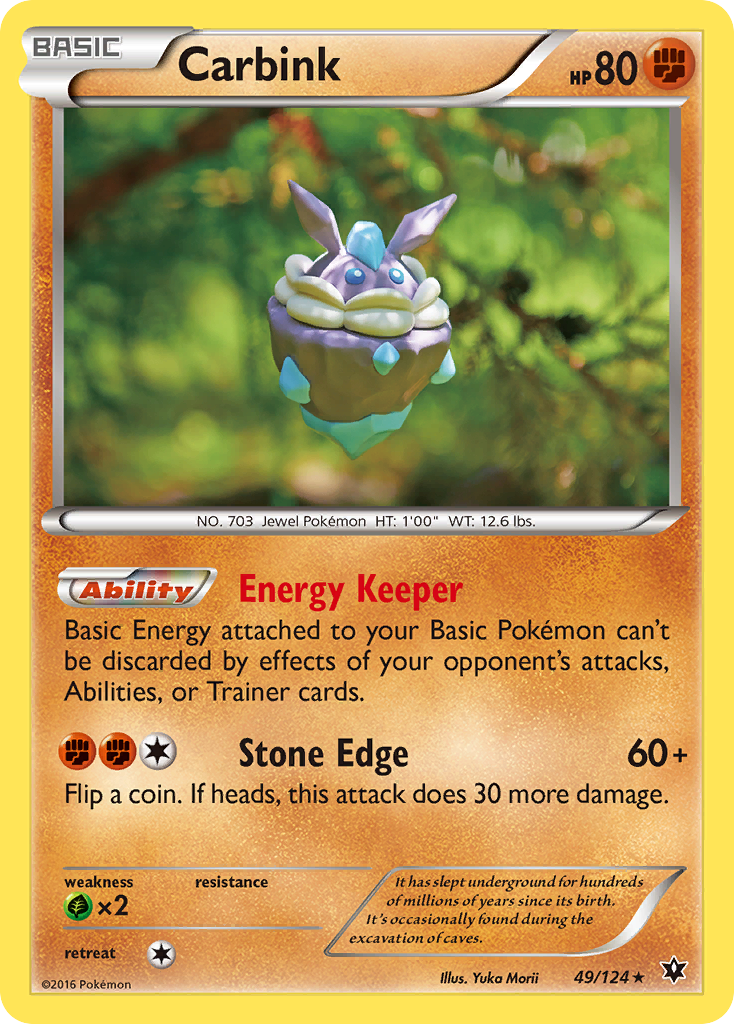 Carbink (49/124) [XY: Fates Collide] | Card Merchant Takapuna