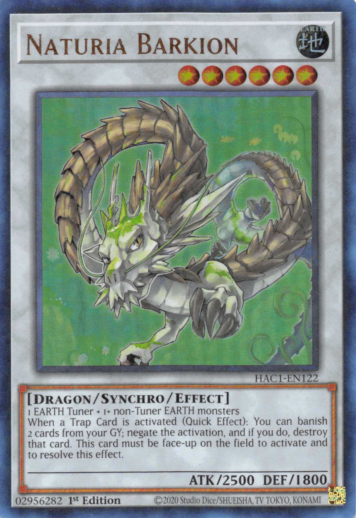 Naturia Barkion (Duel Terminal) [HAC1-EN122] Parallel Rare | Card Merchant Takapuna