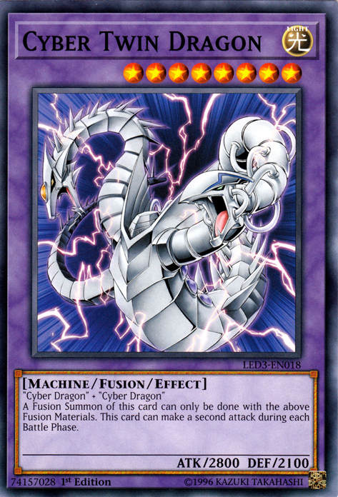 Cyber Twin Dragon [LED3-EN018] Common | Card Merchant Takapuna