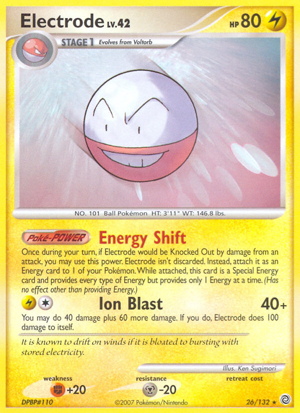 Electrode (26/132) [Diamond & Pearl: Secret Wonders] | Card Merchant Takapuna