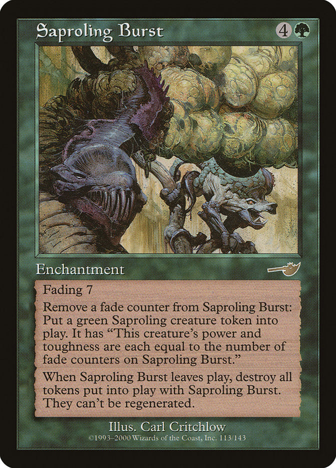 Saproling Burst [Nemesis] | Card Merchant Takapuna