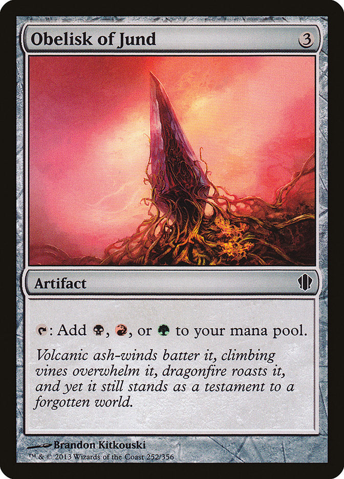 Obelisk of Jund [Commander 2013] | Card Merchant Takapuna