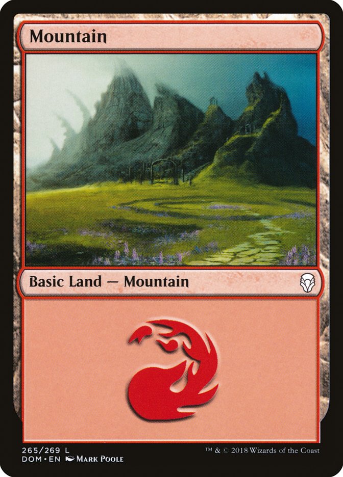 Mountain (265) [Dominaria] | Card Merchant Takapuna