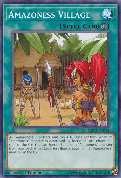 Amazoness Village [LEDU-EN014] Common | Card Merchant Takapuna