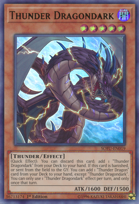 Thunder Dragondark [SOFU-EN019] Ultra Rare | Card Merchant Takapuna