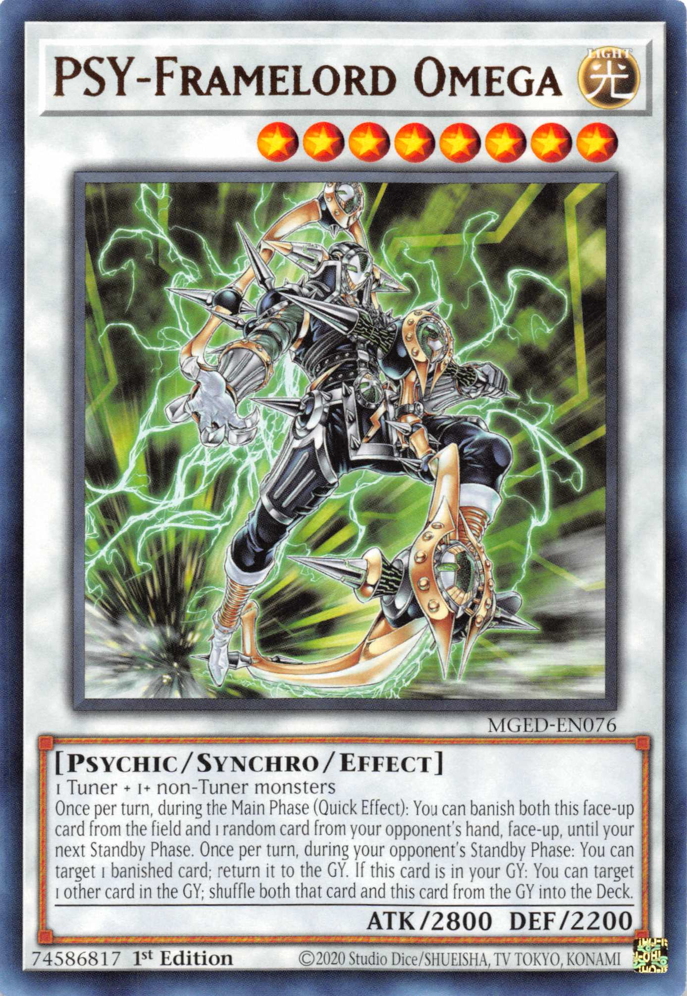 PSY-Framelord Omega [MGED-EN076] Rare | Card Merchant Takapuna